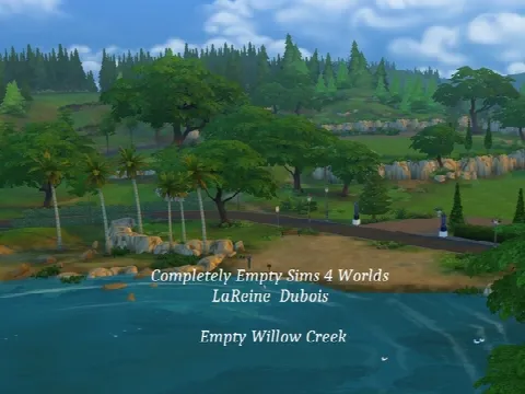 Completely Empty Sims 4 World
