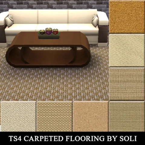 Carpeted flooring