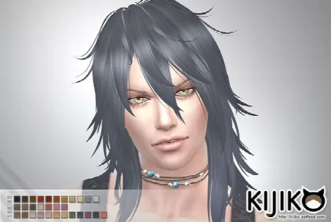 Shaggy Hair M TS4 edition