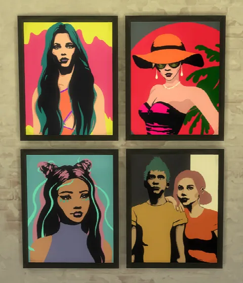 Pop Art Sims posters