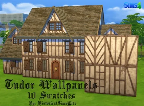 Medieval Tudor Style Wall Panels