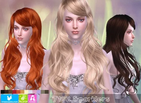 J102 Sparklers hair (Pay)