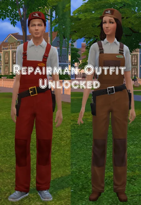Repairman Outfit Unlockers
