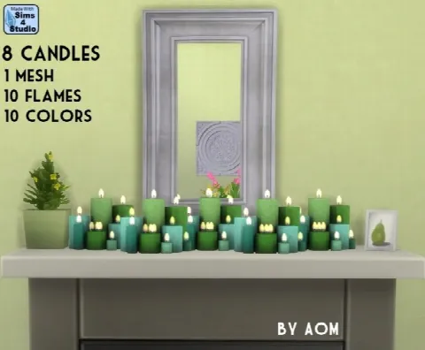 8 candles
