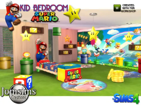 Super mario kids bedroom