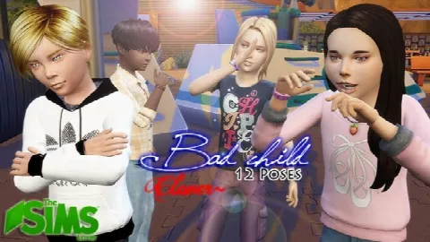 Bad child poses