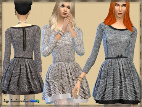 Dress Tweed Bow
