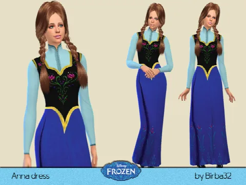 Frozen Anna’s dress