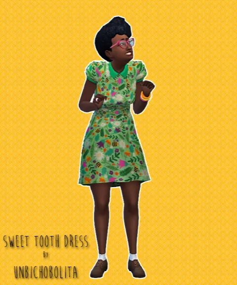 Peter Pan collar dress at