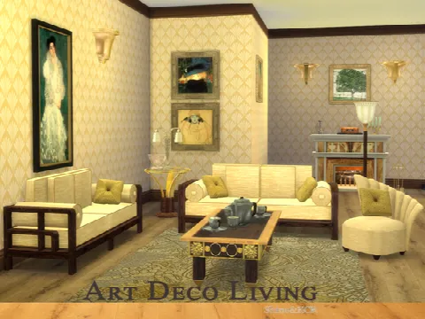 Art Deco Livingroom