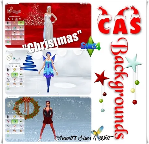 Christmas CAS Backgrounds