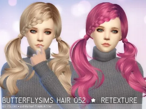 Butterflysims Hair 052 Retexture