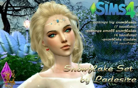 Snowflake Accessories Set