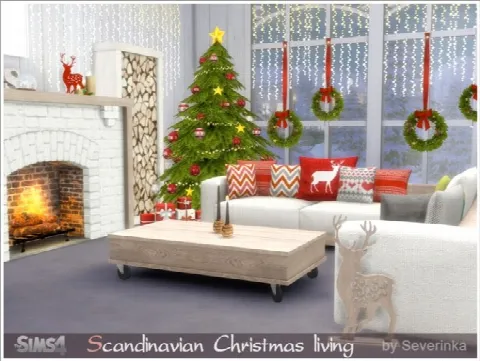 Scandinavian Christmas living