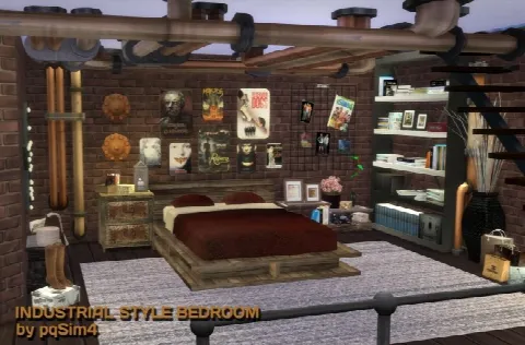 Industrial Style Bedroom