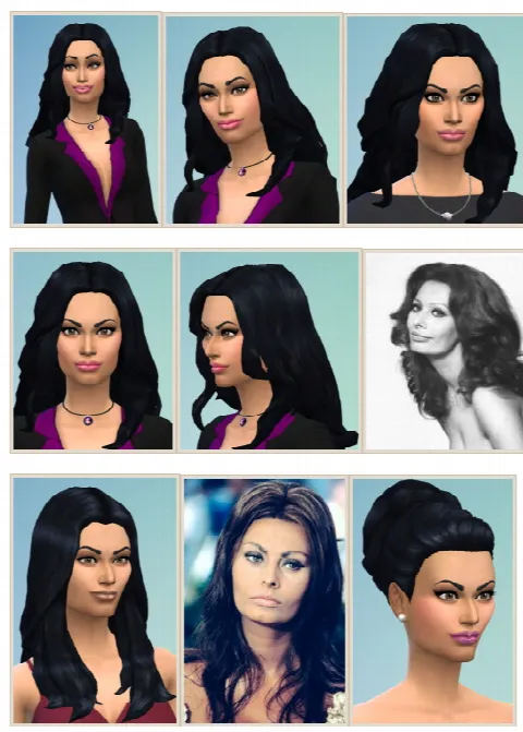 Sophia Loren and Loren Hair