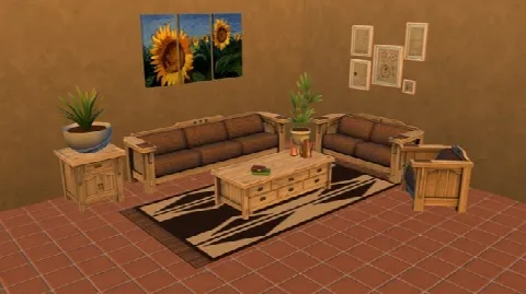 Mission-Style Living Room conversion