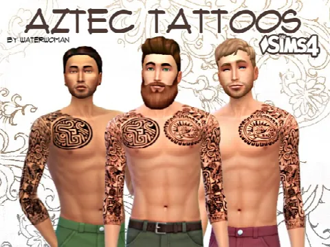 Aztec Tattoos for Men
