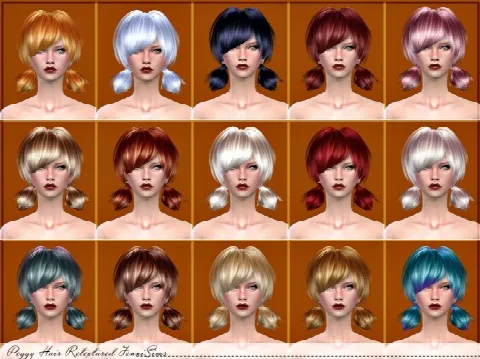 Peggy Hair532 retexture