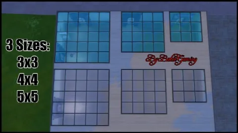 Transparent Floor Windows by Bakie, Sims 4 walls & floors CC – image 3