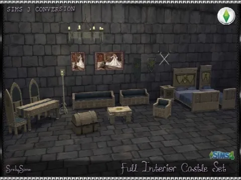 Full Interior Castle Set