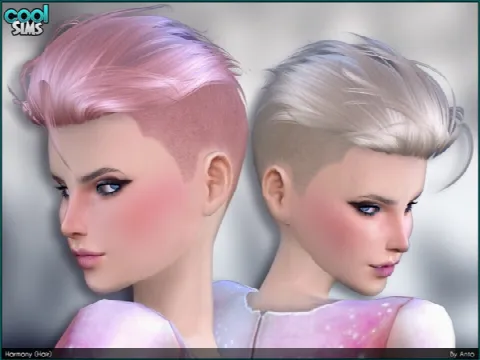 Harmony Hair by Anto, Sims 4 hair CC – image 3