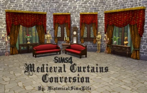 The Sims Medieval Curtains