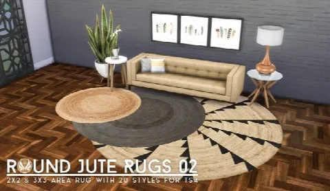 Round Jute Rugs 02