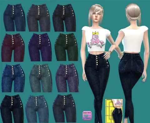 High Waist Jeans