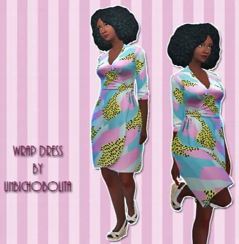 Wrap dress at