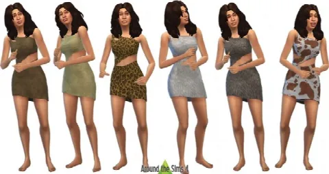 History Challenge CC Prehistoric objects & outfits by Aroundthesims3, Sims 4 decor CC – image 5