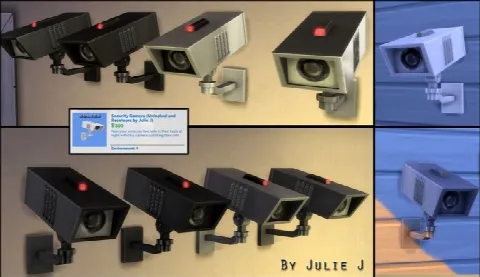 Security Camera Made Buyable and Recolours