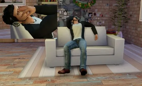 Listening music poses