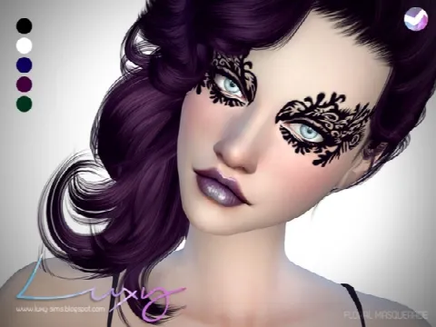 Floral Masquerade mask