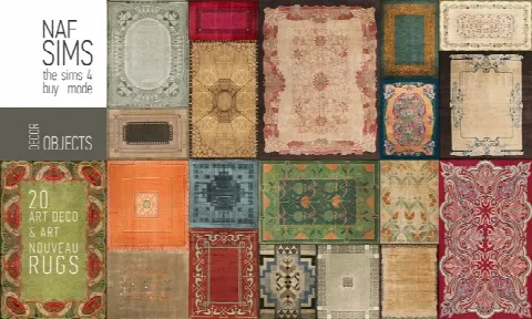 Art Deco & Art Nouveau Rug Collection