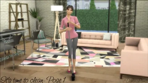 It’s time to clean poses
