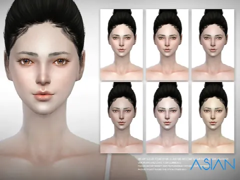 ASIAN skintones 2.0 ALL AGE