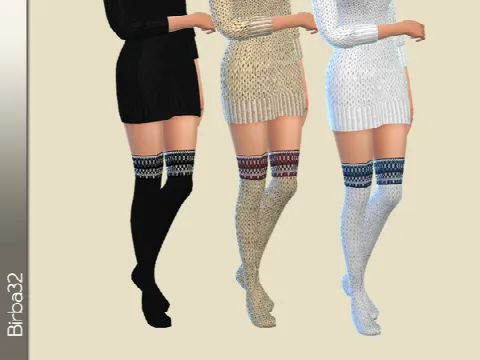 Norwegian set by Birba32, Sims 4 female clothes CC – image 2