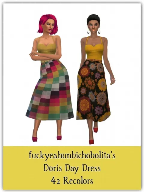 Unbichobolita ‘s Doris Day Dress in 42 Patterns