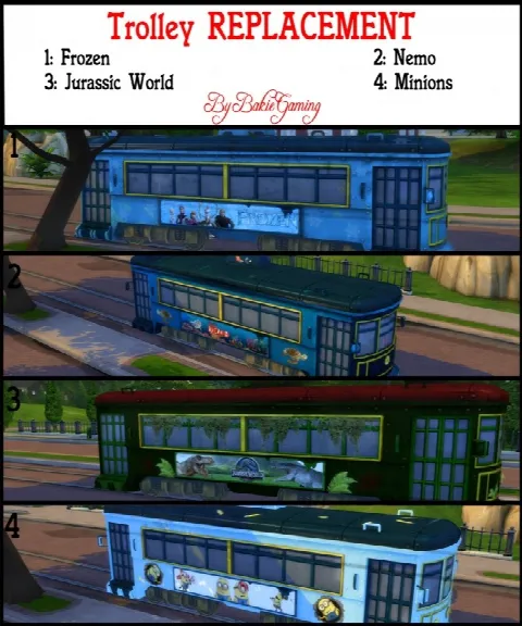 4 New Trolley Replacements