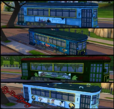 4 New Trolley Replacements by Bakie, Sims 4 Build Buy Tool mod – image 2