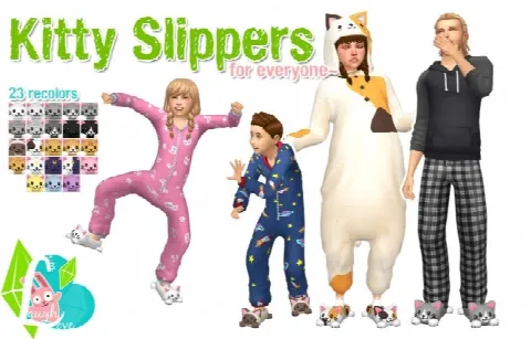 Kitty Slippers