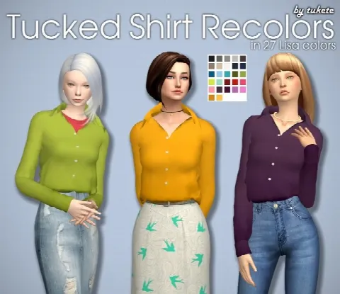 Tucked Shirt Solid Recolors