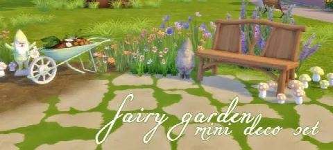 Fairy Garden Mini Deco Set