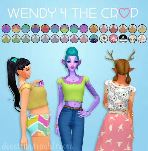 Peter Pan Collar Crop Top