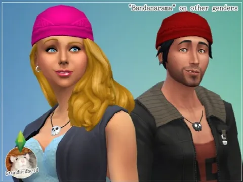 Bandanarama by Standardheld, Sims 4 headwear CC – image 2