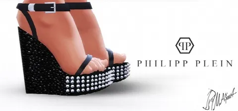 Spiked Platform Sandals