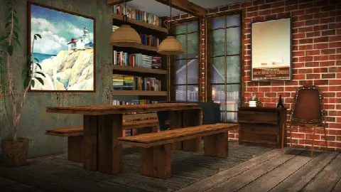 Kayu Teak Dining Set and Perriand Les Arcs Chair Recolors