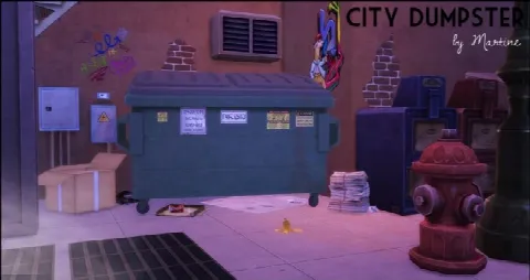 City dumpster