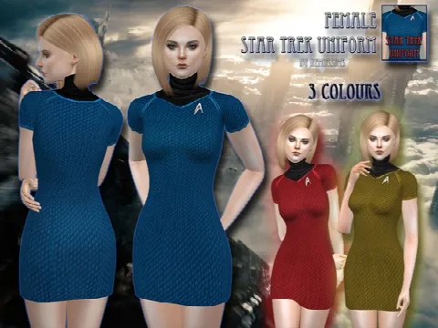 Female Star Trek Uniform